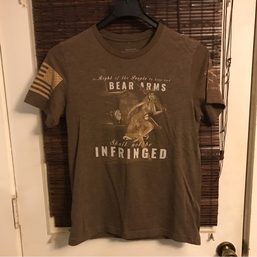 Grunt Style Men's Right To Bear Arms Crew Neck T-Shirt